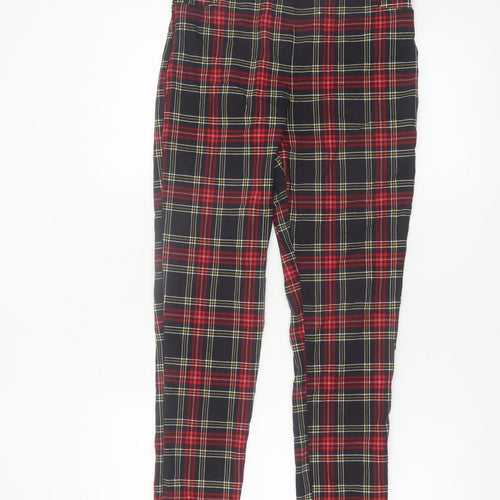 Primark Women’s Multicoloured Plaid Skinny Trousers Size 12