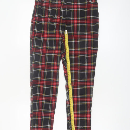 Primark Women’s Multicoloured Plaid Skinny Trousers Size 12