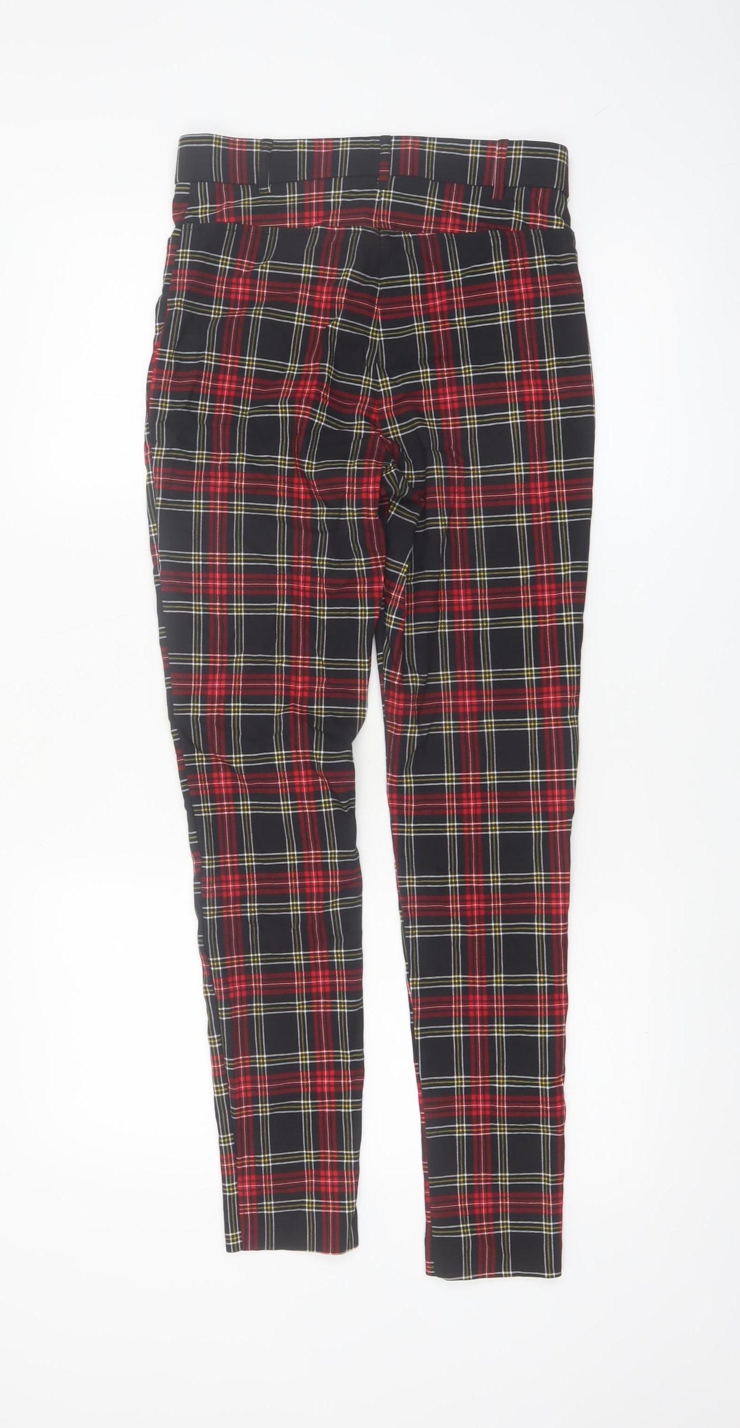 Primark Women’s Multicoloured Plaid Skinny Trousers Size 12