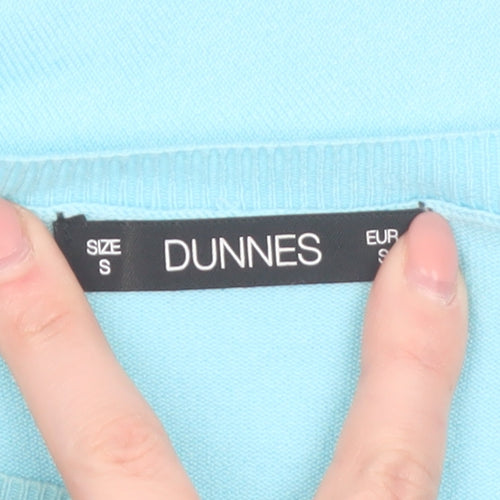 Dunnes Women Blue Basic Short Sleeve Crew Neck T-Shirt S