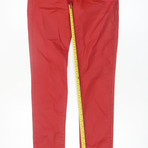 LTB Women's Red Slim Fit Jegging Denim Trousers Size 8