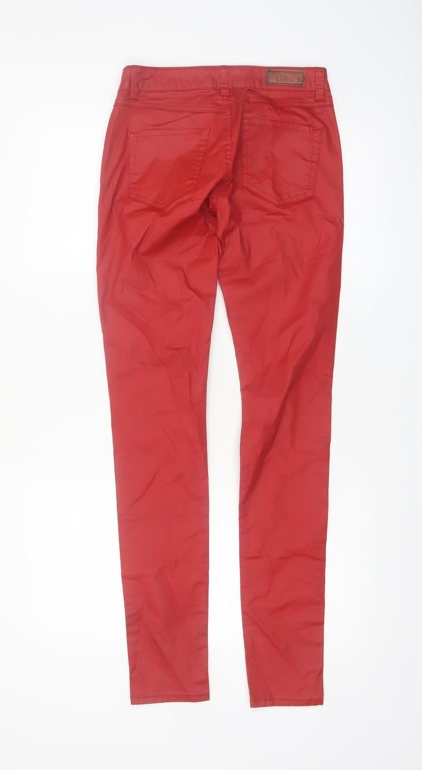 LTB Women's Red Slim Fit Jegging Denim Trousers Size 8