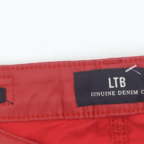 LTB Women's Red Slim Fit Jegging Denim Trousers Size 8