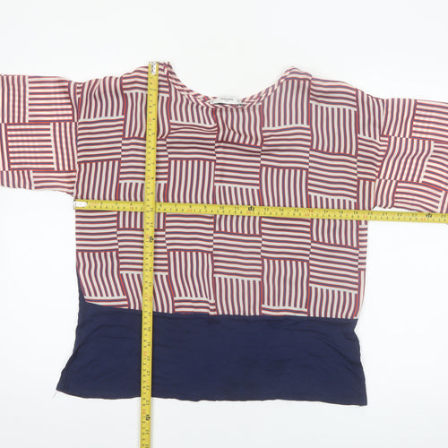 Mango Women’s Multicoloured Kimono Style Blouse Size 12