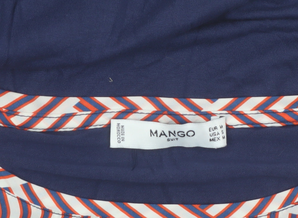 Mango Women’s Multicoloured Kimono Style Blouse Size 12
