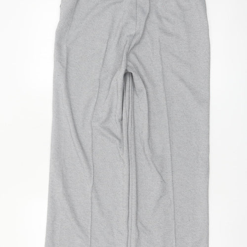 Topshop Women Grey Size 10 Straight Leg Trousers