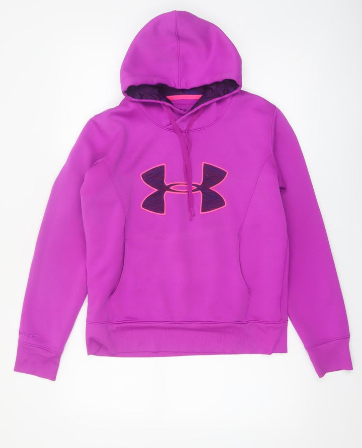 Under Armour Women’s Pink ColdGear Pullover Hoodie Size M