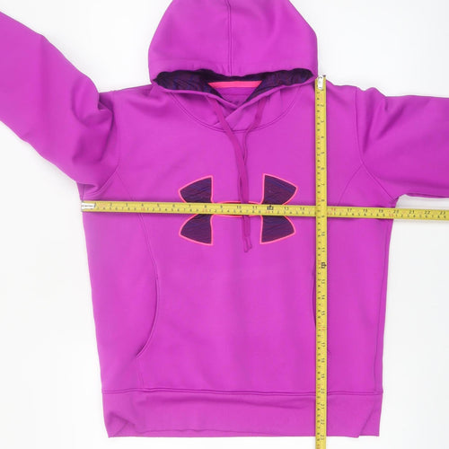 Under Armour Women’s Pink ColdGear Pullover Hoodie Size M