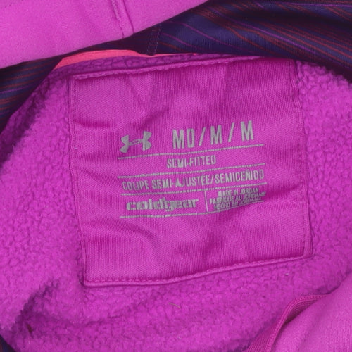 Under Armour Women’s Pink ColdGear Pullover Hoodie Size M