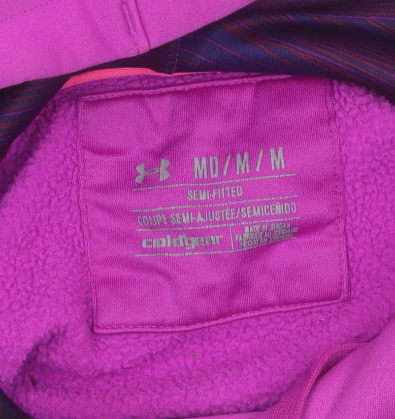 Under Armour Women’s Pink ColdGear Pullover Hoodie Size M