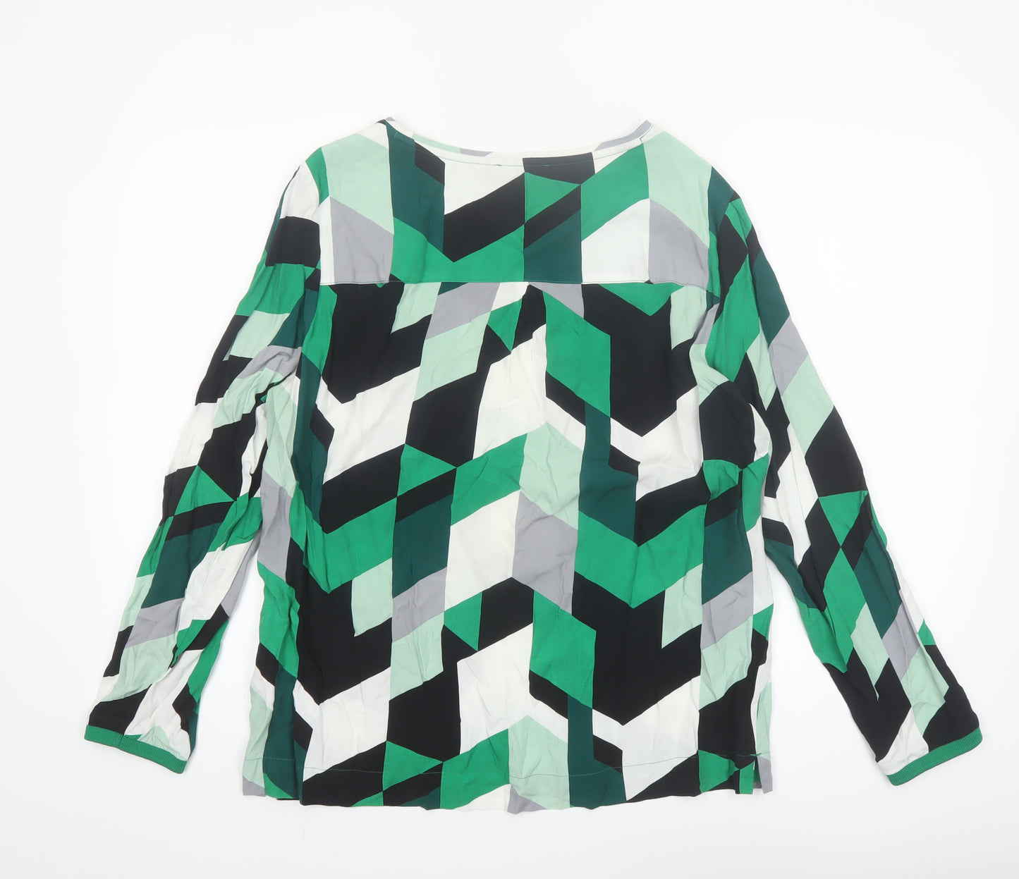 Cecil Women’s Multicoloured Geometric Viscose Blouse M