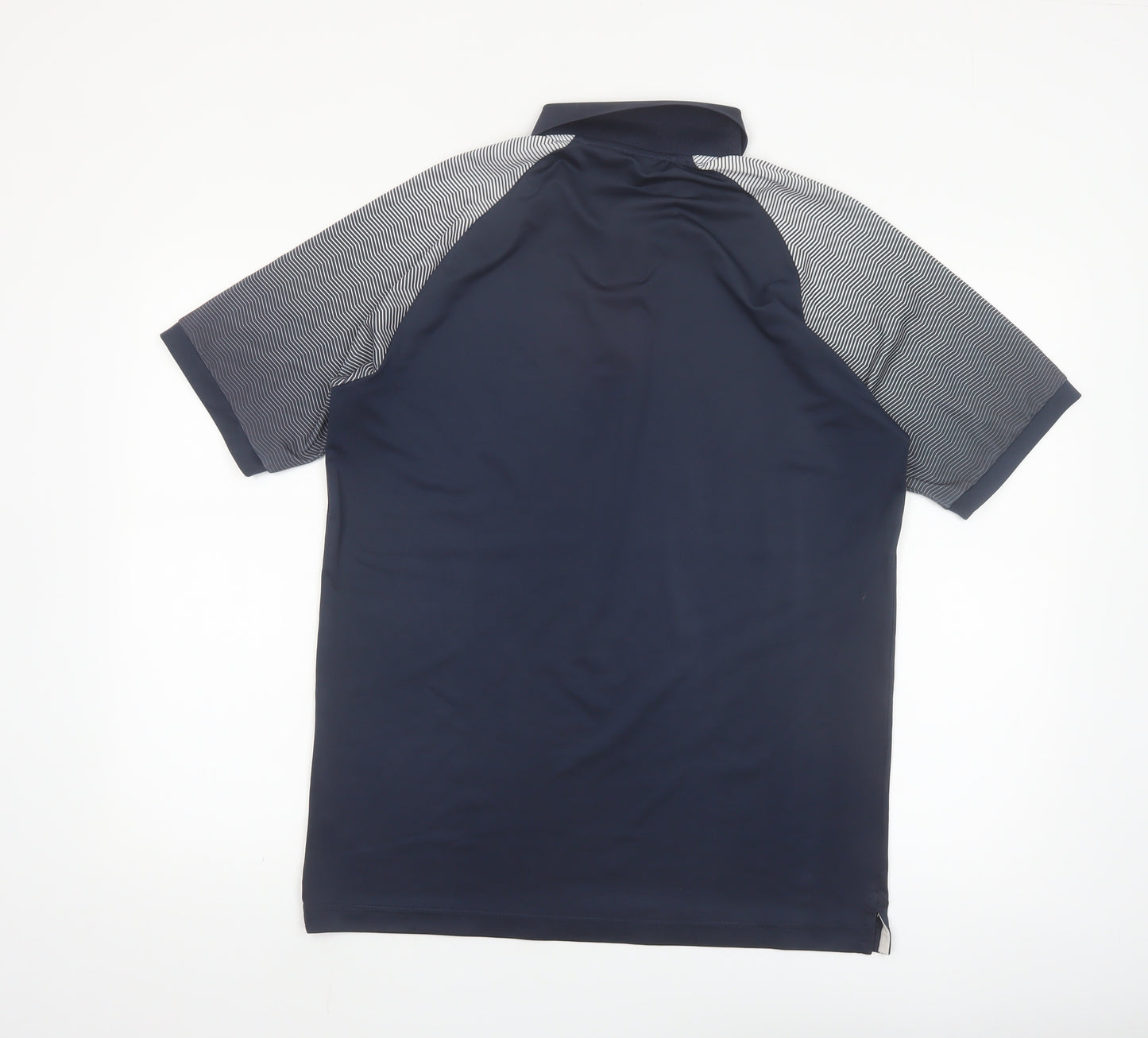 Pádraig Harrington Men's Blue Golf Polo Shirt Size S UV Protection