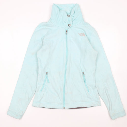 The North Face Women's Blue Full Zip Fleece Sweatshirt S Regular