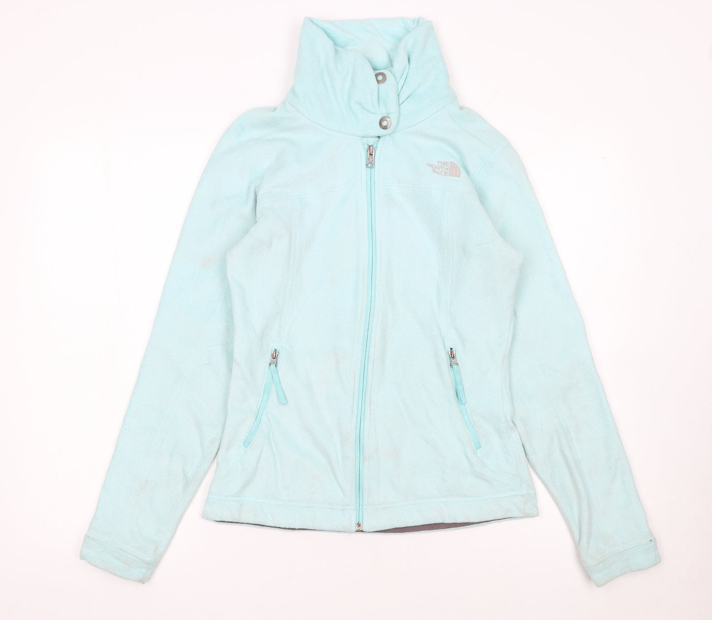 The North Face Women's Blue Full Zip Fleece Sweatshirt S Regular