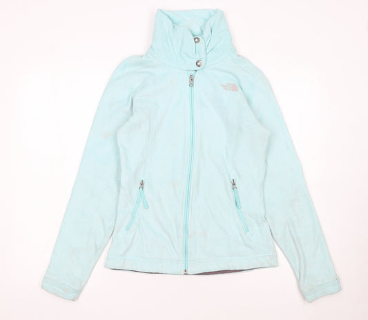 The North Face Women's Blue Full Zip Fleece Sweatshirt S Regular