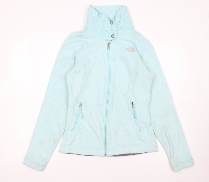 The North Face Women's Blue Full Zip Fleece Sweatshirt S Regular