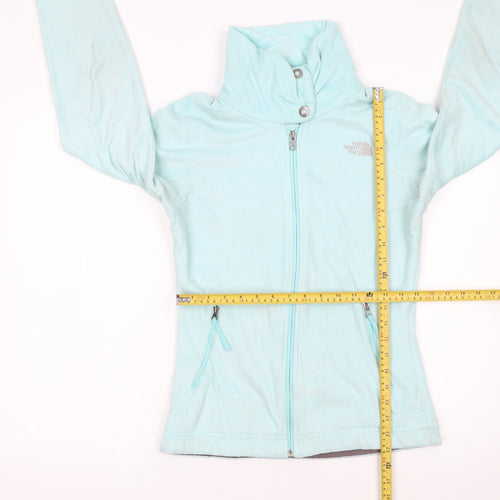 The North Face Women's Blue Full Zip Fleece Sweatshirt S Regular