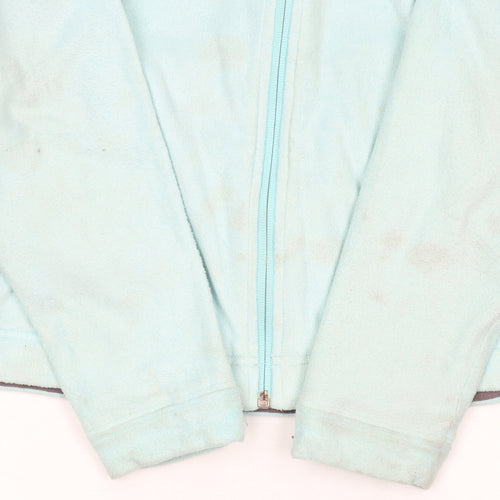 The North Face Women's Blue Full Zip Fleece Sweatshirt S Regular