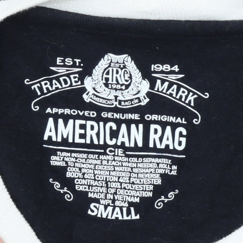 American Rag Women Black White Polar Bear Christmas Sweatshirt Small