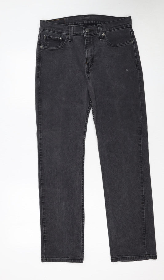 Levi's 514 Men's Grey Straight Fit Denim Jeans W30 L32