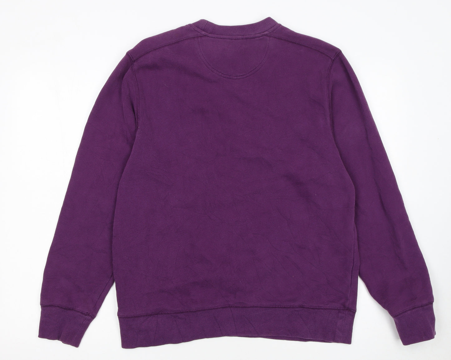 IZOD Women Purple Crew Neck Pullover Sweatshirt Size S