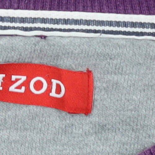 IZOD Women Purple Crew Neck Pullover Sweatshirt Size S