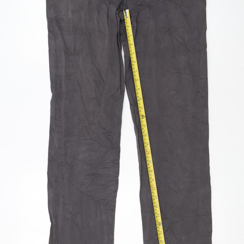 Tommy Hilfiger Men’s Grey Chino Straight Fit Trousers 33x36