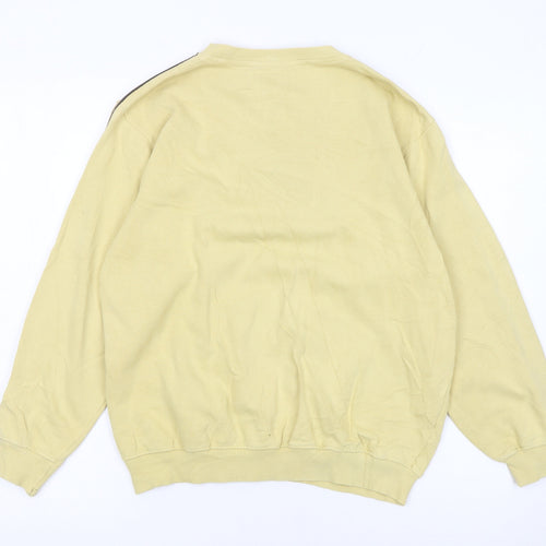 Adidas Girls Beige Embroidered Logo Pullover Sweatshirt 14 Years