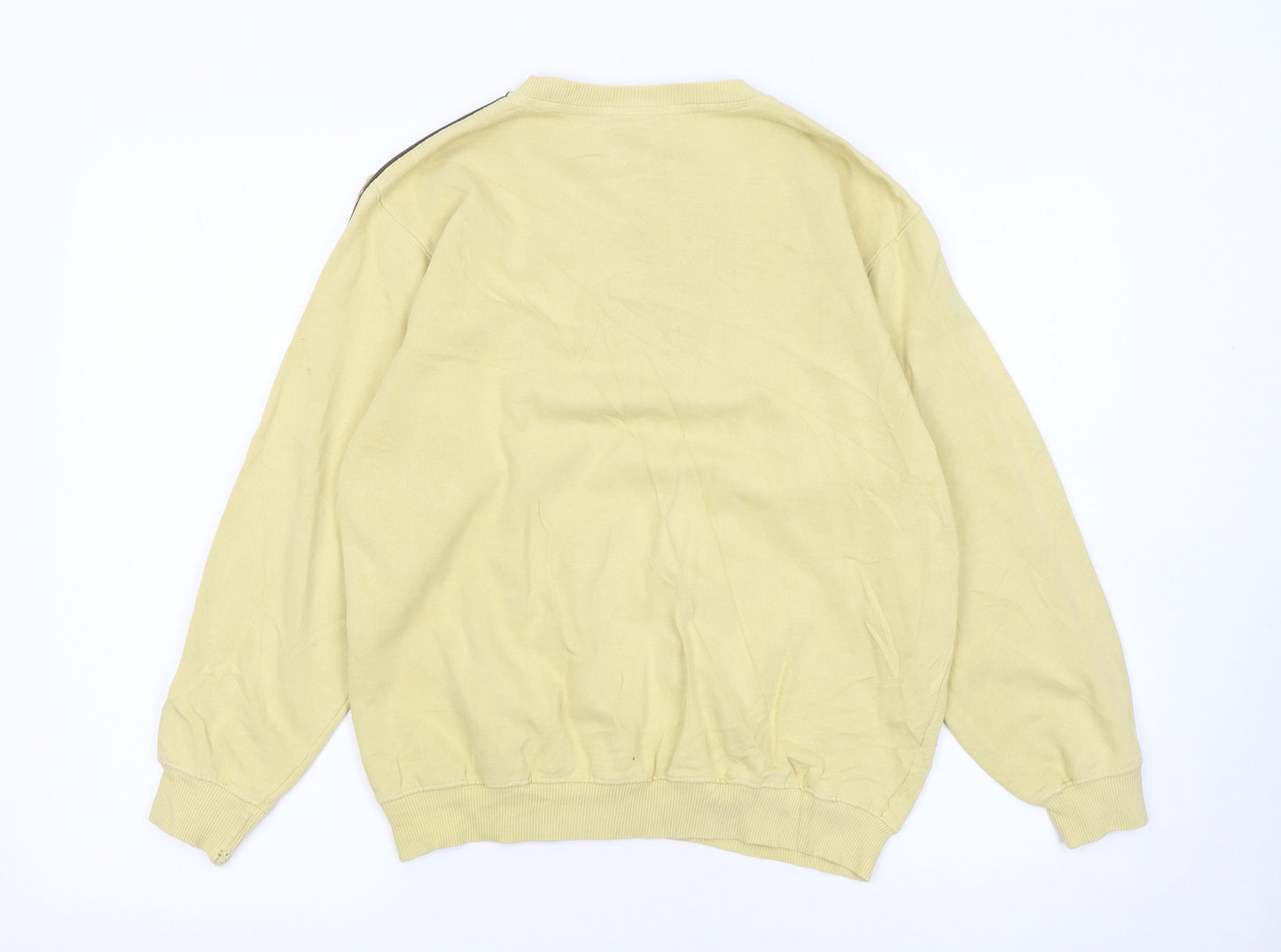 Adidas Girls Beige Embroidered Logo Pullover Sweatshirt 14 Years