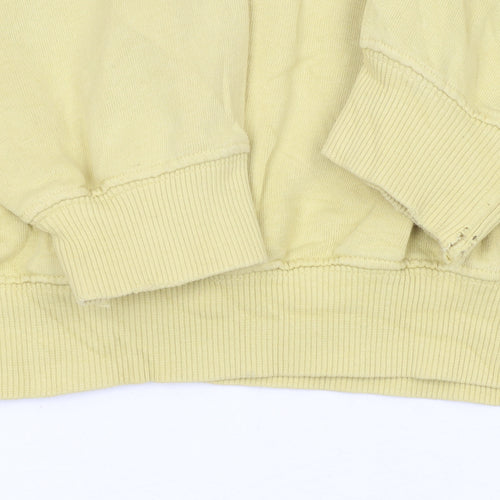 Adidas Girls Beige Embroidered Logo Pullover Sweatshirt 14 Years