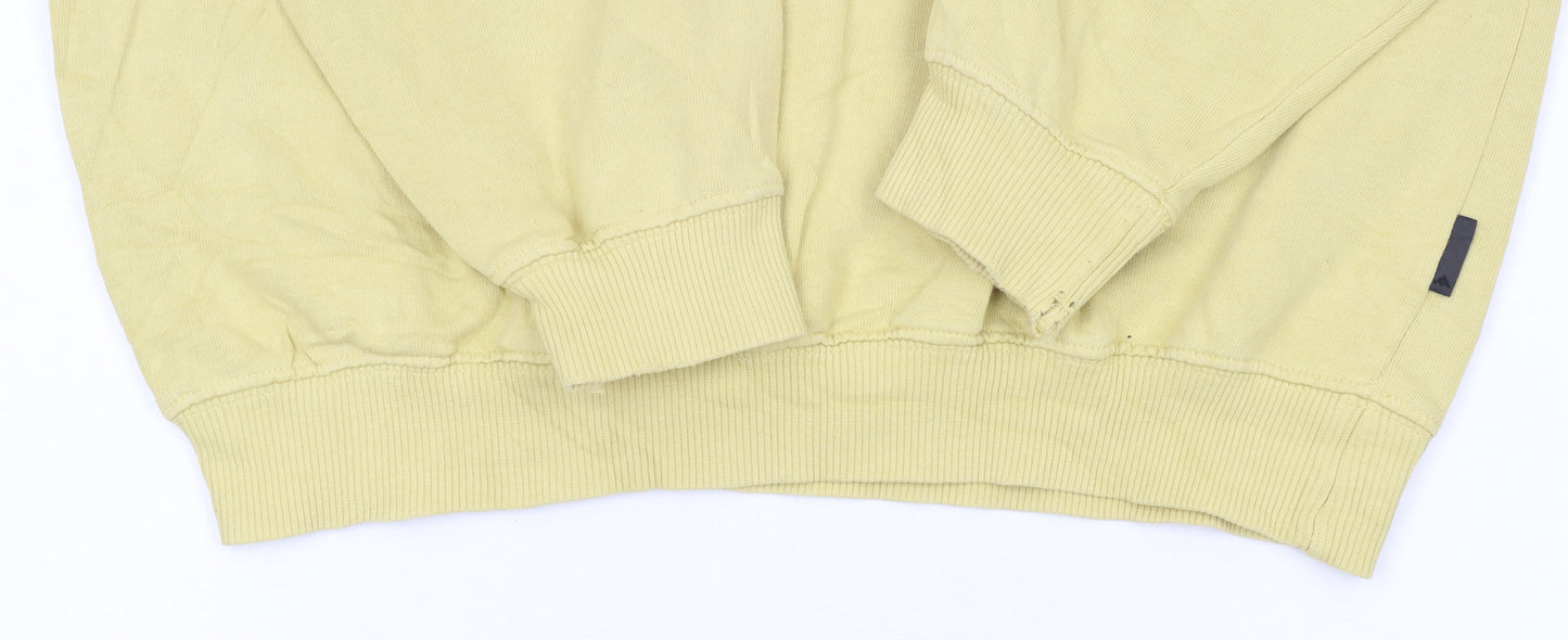 Adidas Girls Beige Embroidered Logo Pullover Sweatshirt 14 Years