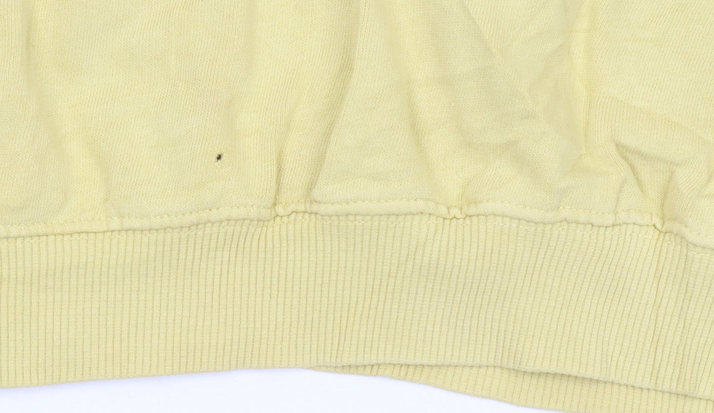 Adidas Girls Beige Embroidered Logo Pullover Sweatshirt 14 Years