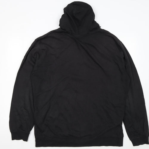 Umbro Men's Black XL Full Zip Hoodie Sweatshirt