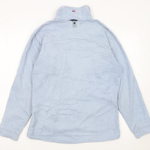 Berghaus Women's Blue Fleece Full Zip Mid-Length Jacket Size 10