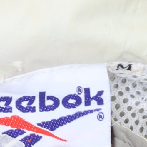 Reebok Men Beige Medium Nylon Windbreaker Jacket