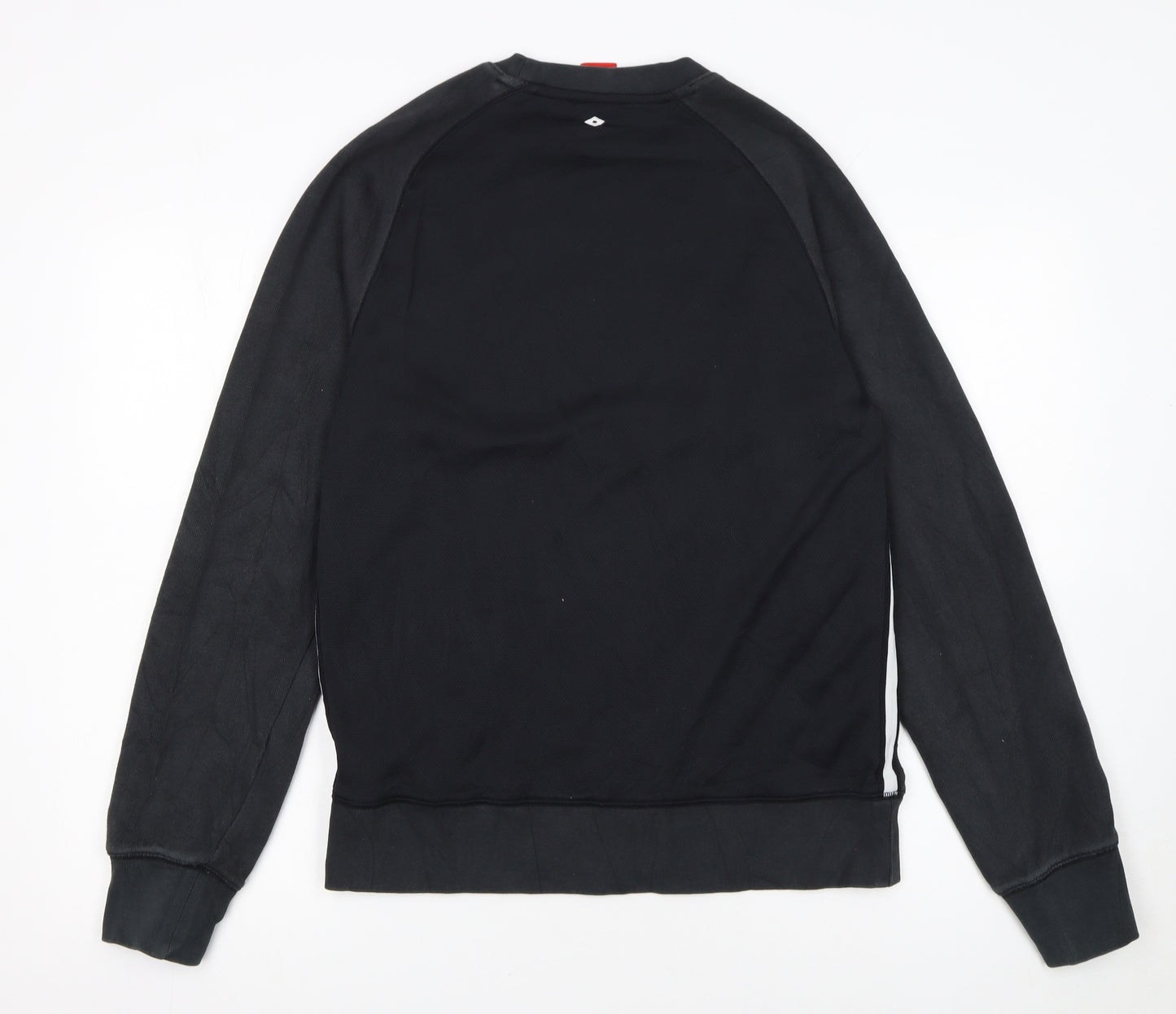 Nike Women Black Medium Pullover Sweatshirt Cotton Blend