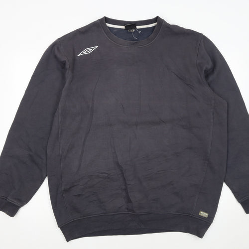Umbro Men's Blue 2XL Pullover Crew Neck Sports Sweatshirt