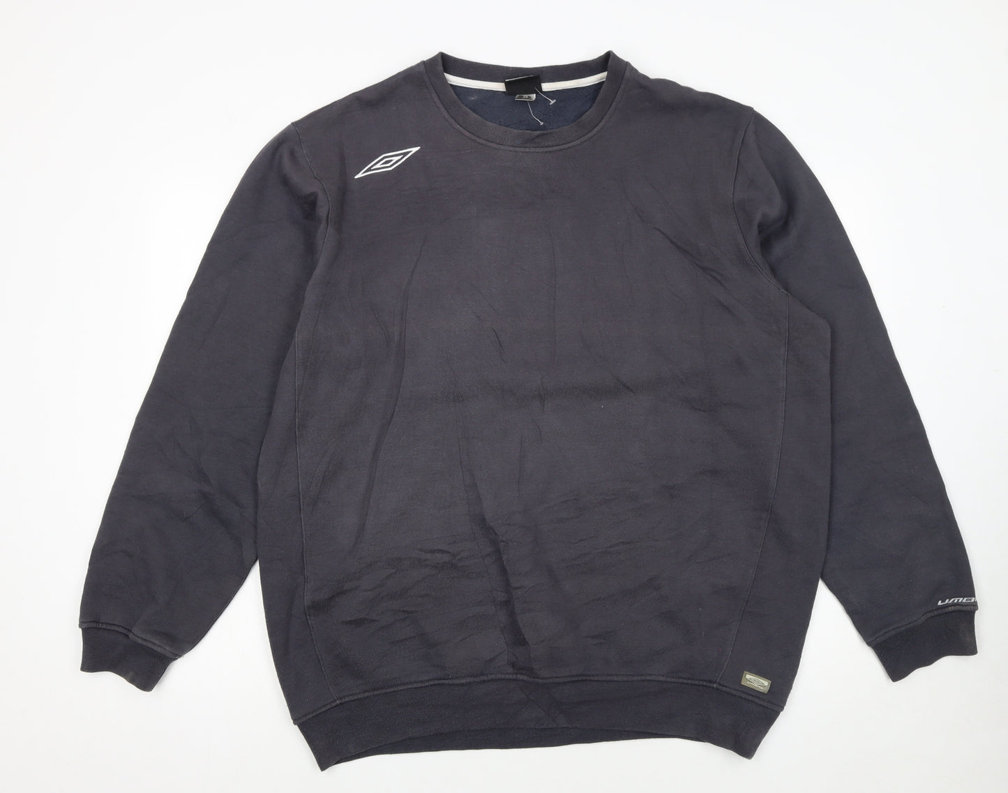 Umbro Men's Blue 2XL Pullover Crew Neck Sports Sweatshirt