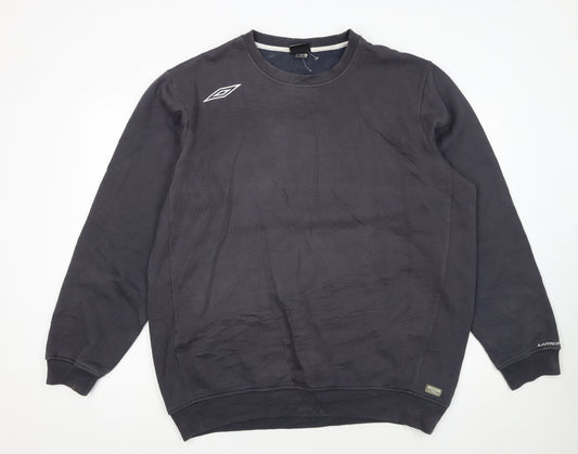 Umbro Men's Blue 2XL Pullover Crew Neck Sports Sweatshirt