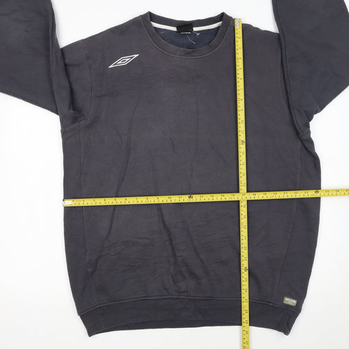 Umbro Men's Blue 2XL Pullover Crew Neck Sports Sweatshirt