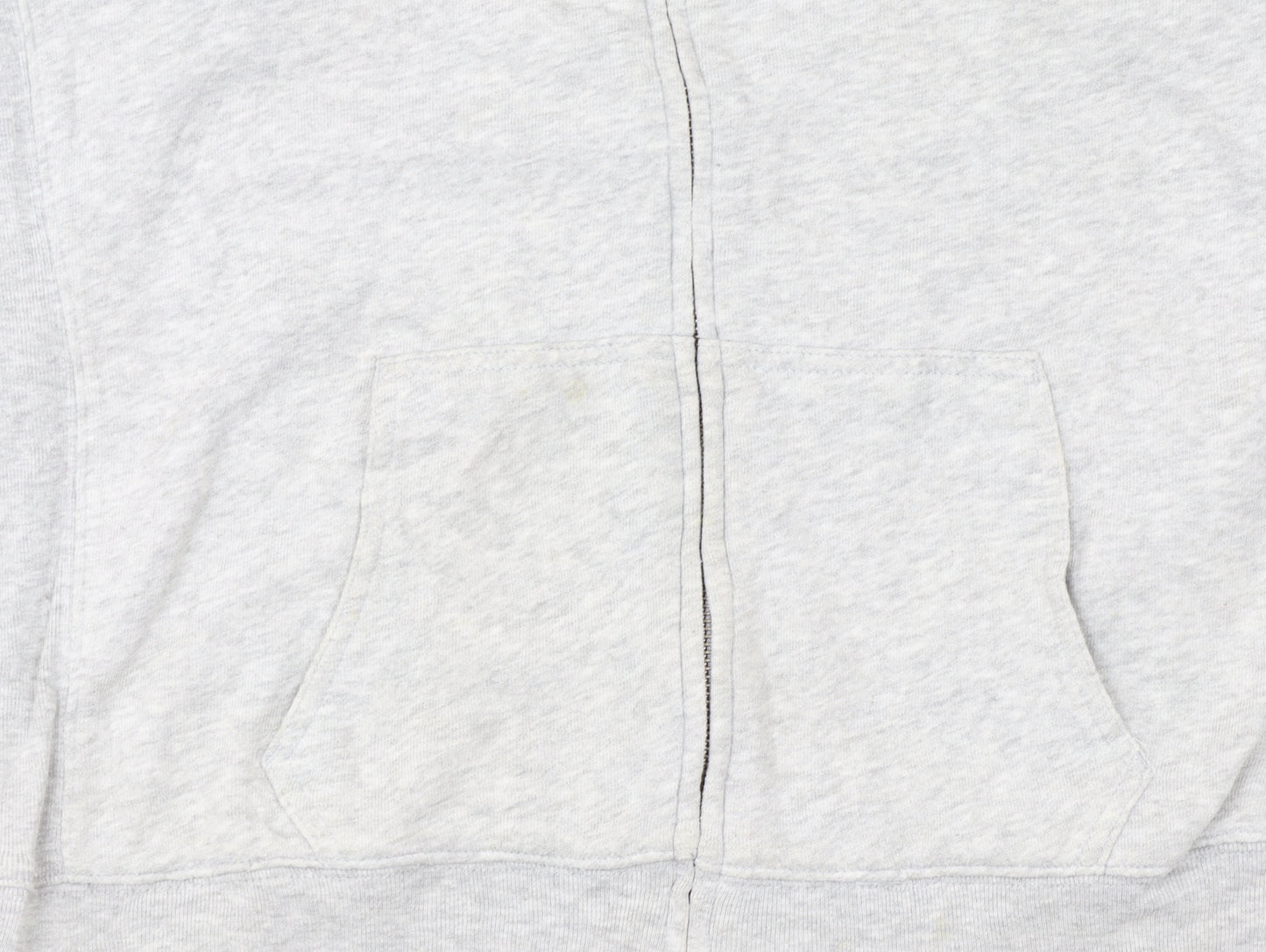 Levi's Women Grey Full Zip Hoodie Medium Cotton Blend Casual