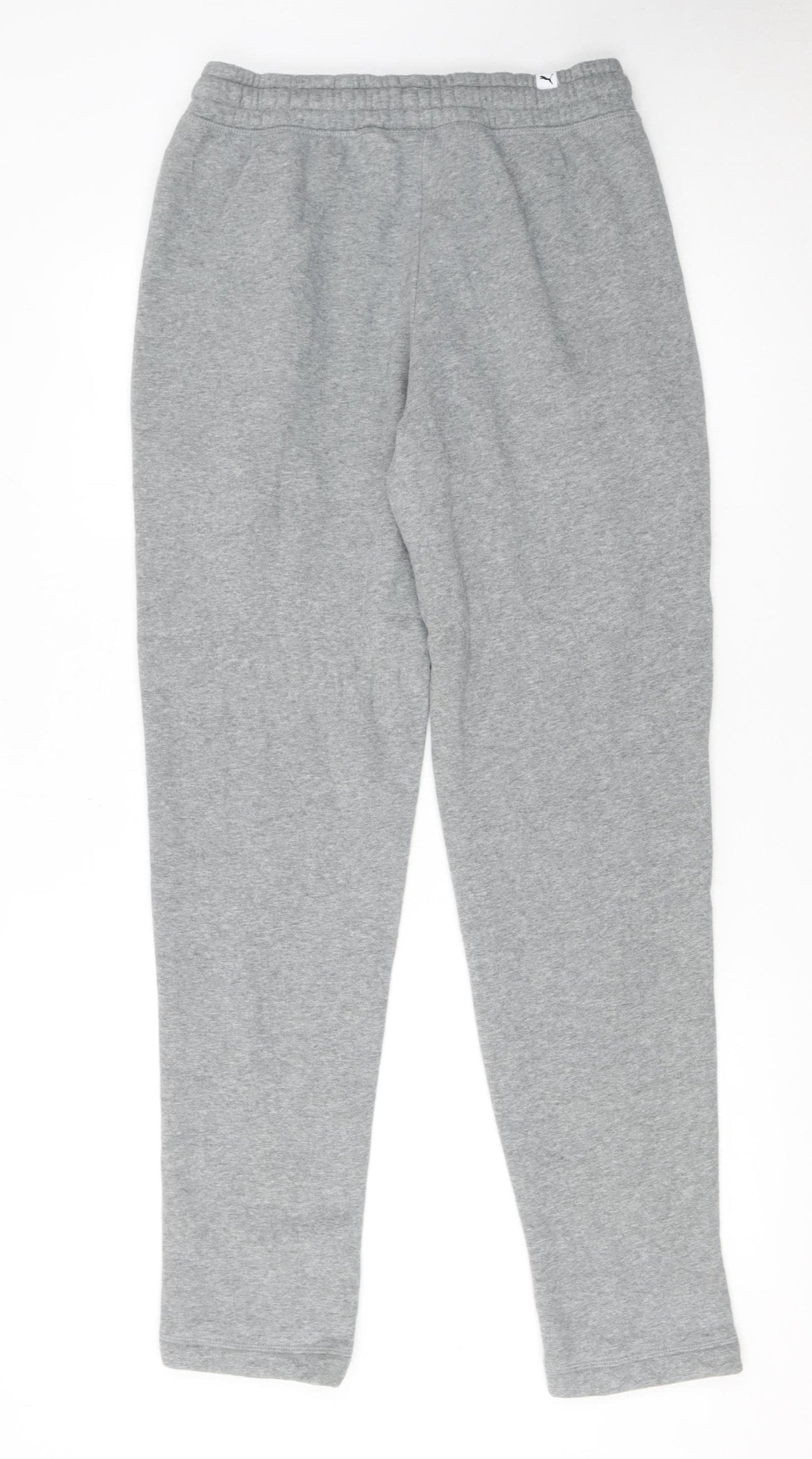 Puma Men's Grey Sweatpants S Regular Fit Lightweight Joggers