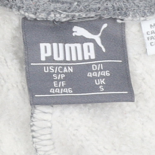 Puma Men's Grey Sweatpants S Regular Fit Lightweight Joggers