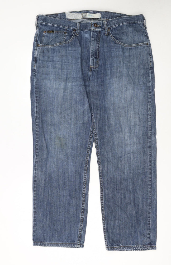 Lee Premium Select Men’s Blue Straight Leg Jeans 36x29 Cotton Denim