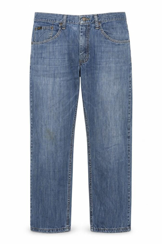 Lee Premium Select Men’s Blue Straight Leg Jeans 36x29 Cotton Denim