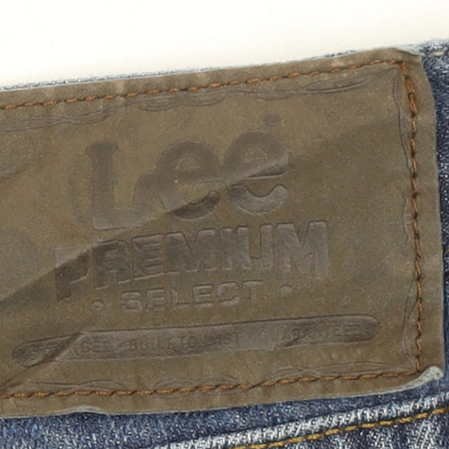 Lee Premium Select Men’s Blue Straight Leg Jeans 36x29 Cotton Denim