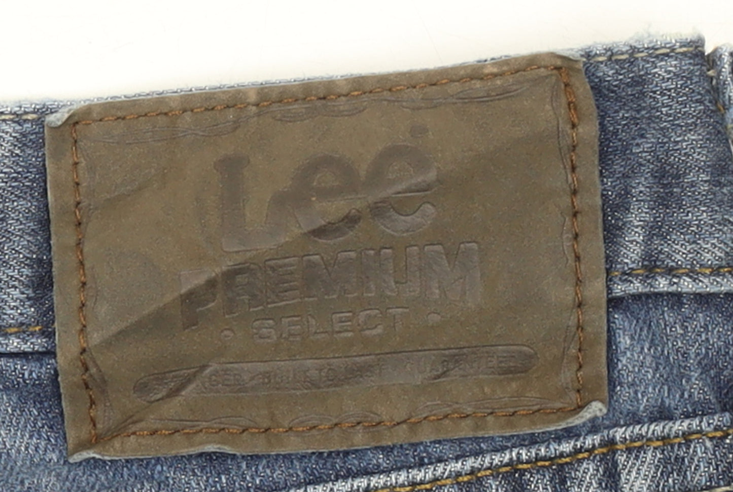Lee Premium Select Men’s Blue Straight Leg Jeans 36x29 Cotton Denim