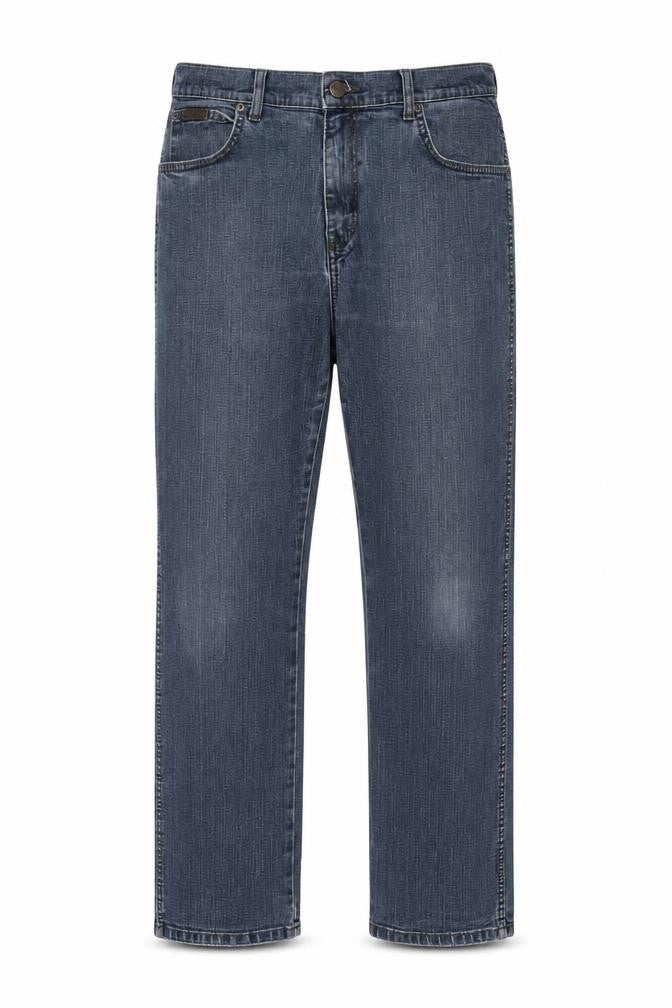 Wrangler Men's Blue Texas Stretch Straight Leg Jeans W33 L32