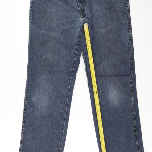 Wrangler Men's Blue Texas Stretch Straight Leg Jeans W33 L32