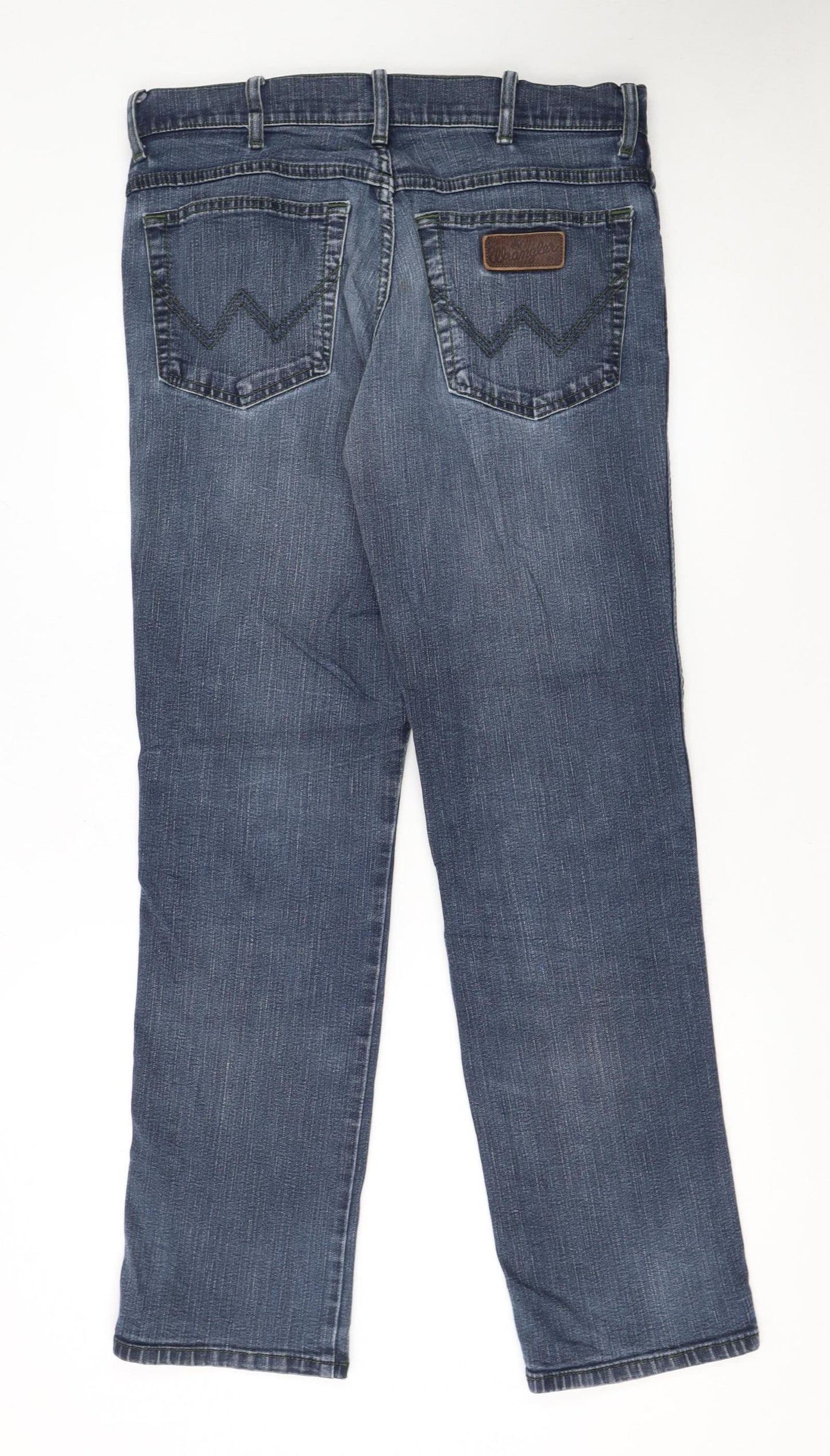 Wrangler Men's Blue Texas Stretch Straight Leg Jeans W33 L32